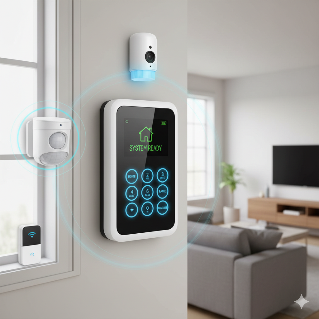 alarm system installed